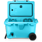 BrüTank 55-Quart Rolling Cooler | Electric Blue thumbnail image 6 