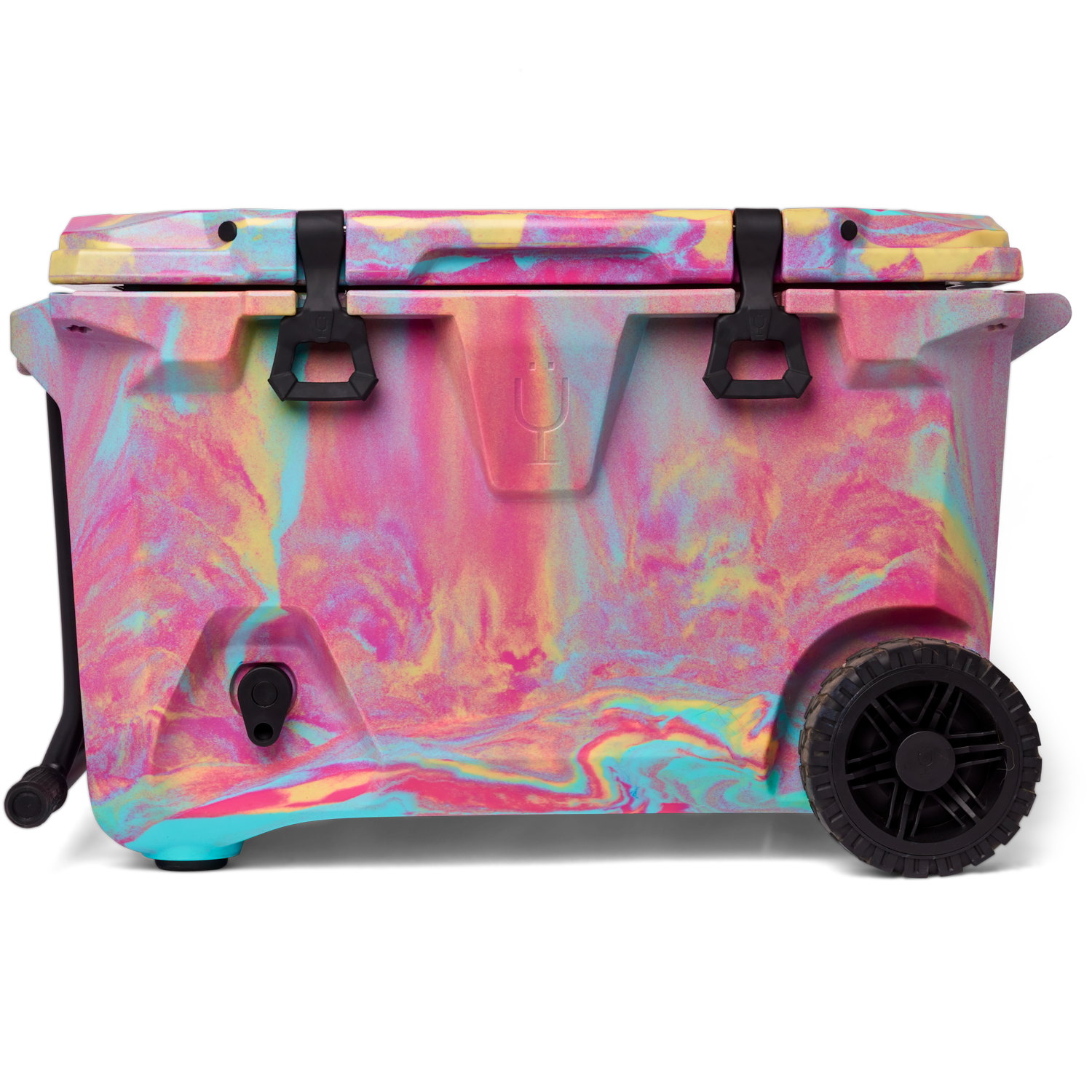 BrüTank 55-Quart Rolling Cooler | Rainbow Swirl